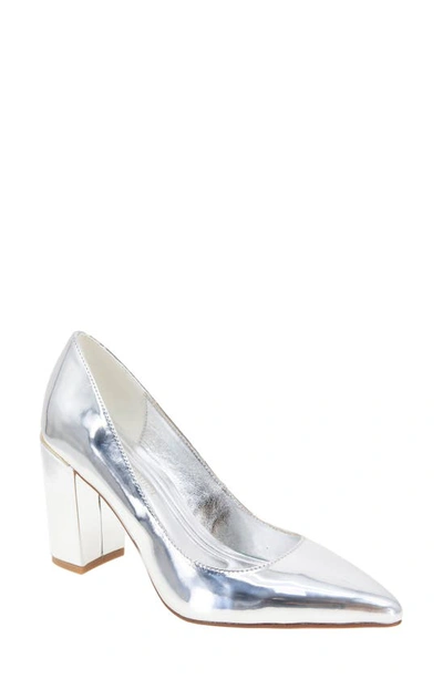 Bcbgeneration Midana Pointed Toe Pump In Silver