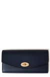 Mulberry Darley Leather Continental Wallet In Night Sky