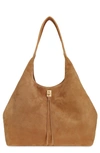 Rebecca Minkoff Darren Signature Leather Carryall Bag In Camel