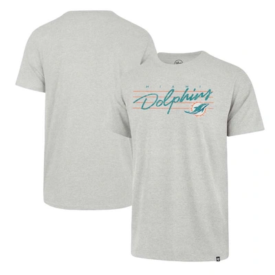 47 ' Gray Miami Dolphins Downburst Franklin T-shirt