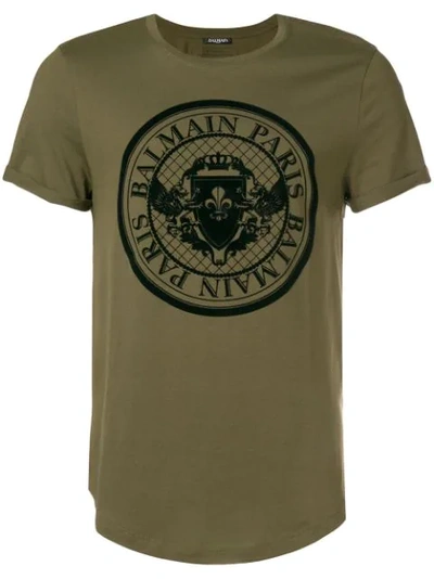 Balmain Monnaie Logo T In Green