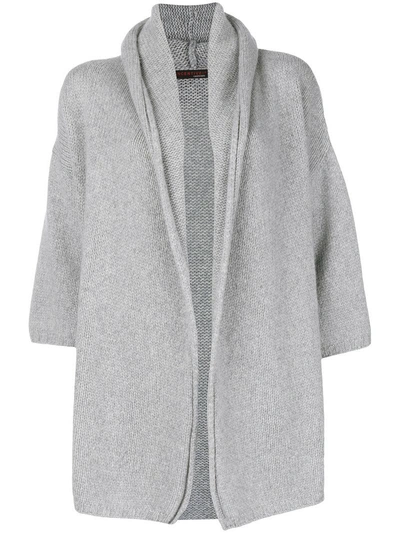 Incentive! Cashmere Cashmere Chunky Cardigan - Grey