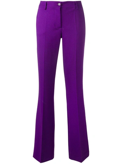 P.a.r.o.s.h . Flared Trousers - Purple In Purple