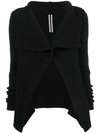 Rick Owens Fisherman Butterfly Cardigan - Black