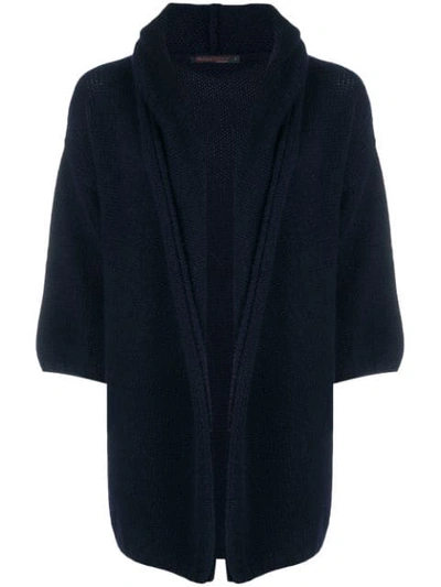 Incentive! Cashmere Cashmere Chunky Cardigan In Blue
