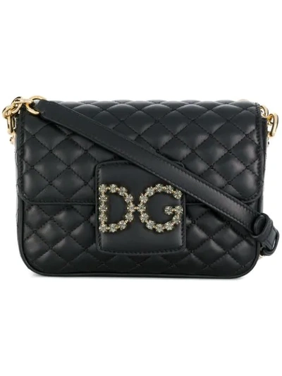 Dolce & Gabbana Dg Millennials Shoulder Bag In Black