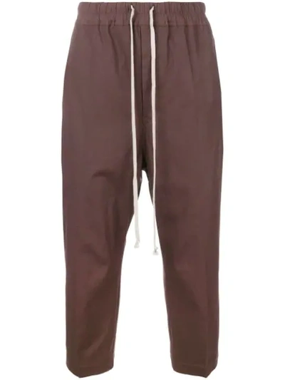 Rick Owens Cropped Trousers - Brown