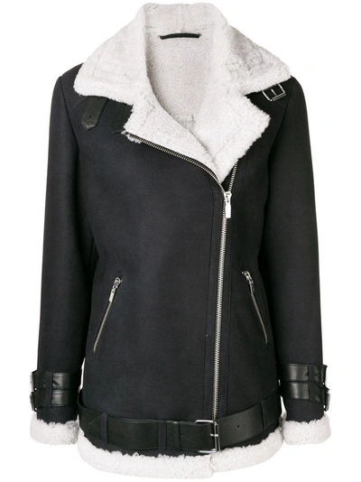Arma Shearling Lined Jacket In Black