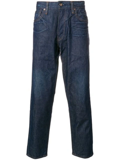 Levi's Cropped Wide Jeans In Blue