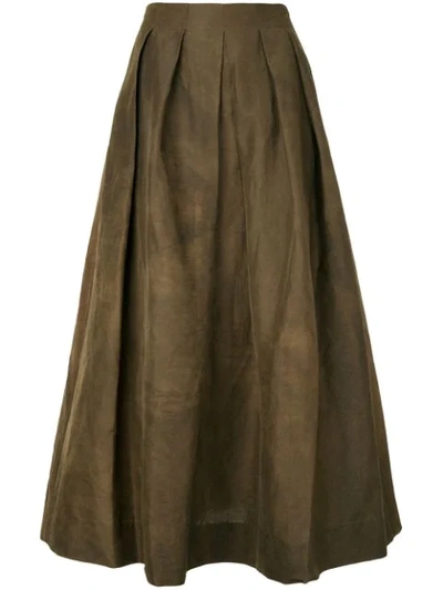 Uma Wang Full Skirt - Brown