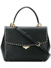 Michael Michael Kors Ava Medium Satchel In Black