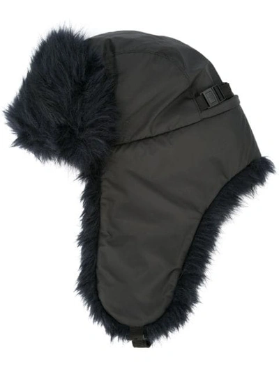 Sacai Fur Lined Hood - Black