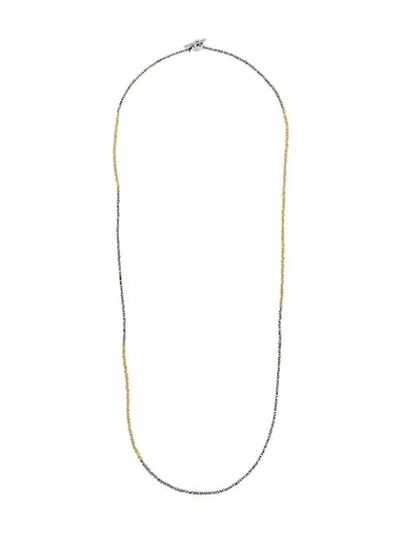 M Cohen M. Cohen Beaded Necklace - Metallic
