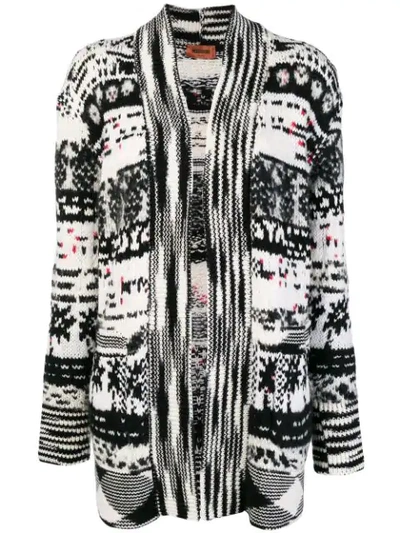 Missoni Pixelated Pattern Cardigan In Multicolor