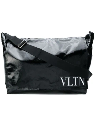 Valentino Garavani Maxi  Vltn Messenger Bag In Black