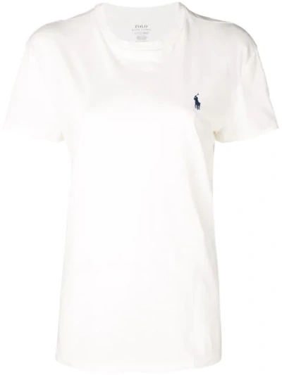 Polo Ralph Lauren Embroidered Logo T-shirt - White