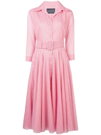 Samantha Sung Monotonous Summer Dress - Pink In Pink & Purple