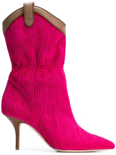 Malone Souliers Daisy Ankle Boots In Fuchsia