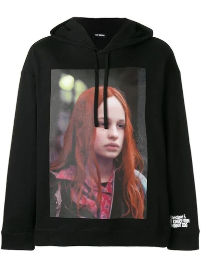 Simons Christiane F Raf Simons Zip Up Hoodie Raf Simons FW18