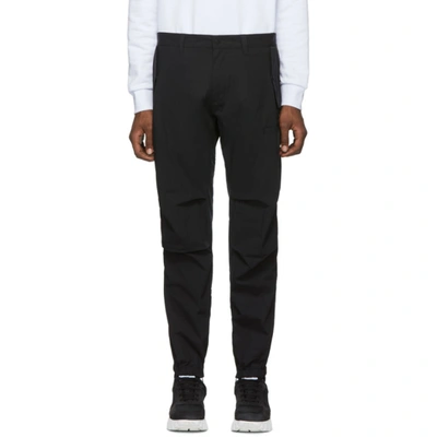 Moncler Black Sports Trousers In 999.black