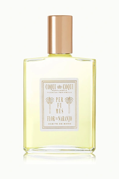 Coqui Coqui Orange Blossom Bath Oil, 100ml In Colorless