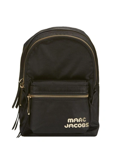 Marc Jacobs Mini Logo Backpack In Nero