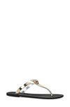 Kurt Geiger Maddison Eagle Head Sandal In Gold