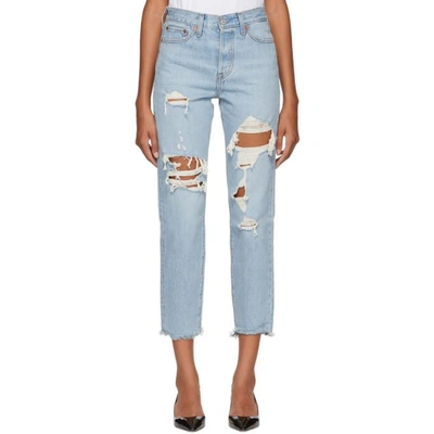 Levi's Blue Wedgie Icon Fit Jeans