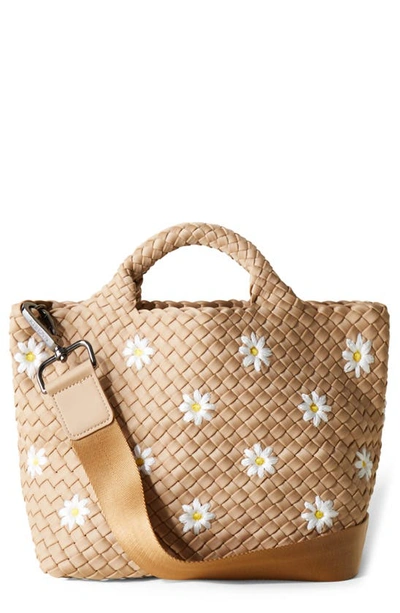 Naghedi Mini St. Barths Daisy Tote In Sand