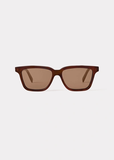 Totême The Squares Sunglasses Umber In Brown