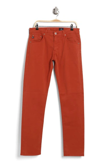 Ag Tellis Slim Fit Jeans In Redwood