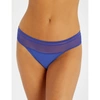 Heidi Klum Intimates Nightshade Stretch-mesh Thong In Clematis Blue