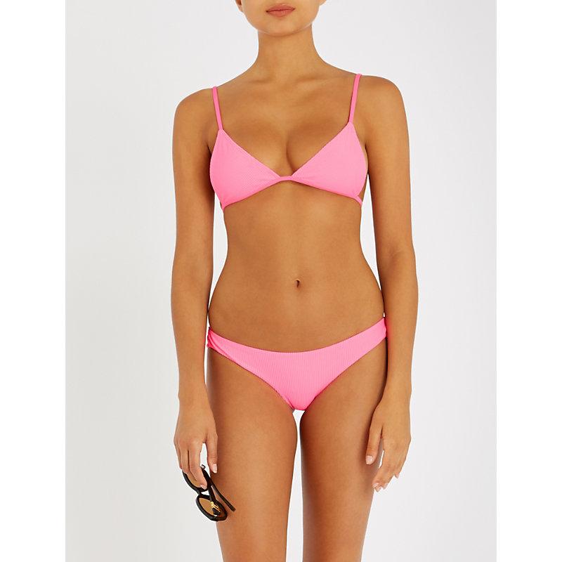 Frankies Bikinis Chase Bikini Top In Pink ModeSens