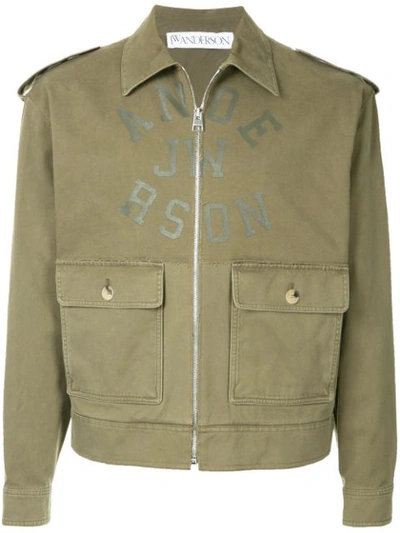 Jw Anderson J.w. Anderson Harrington Jacket In Green