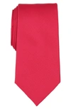 Ted Baker Textured Solid Silk Blend Tie In Red