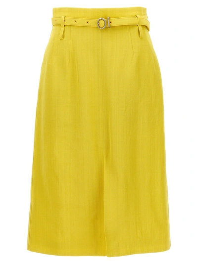 Jil Sander 66 Skirts In Yellow