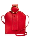 Parisa Wang Addicted Small Leather Crossbody In Red/gold