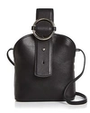 Parisa Wang Addicted Small Leather Crossbody In Black/silver