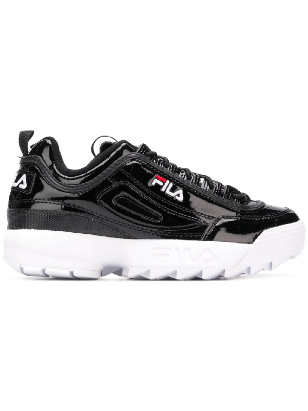 fila black patent disruptor