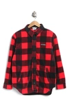 Columbia Benton Springs Buffalo Check Flannel Button-up Shirt In Red Lily Check Print