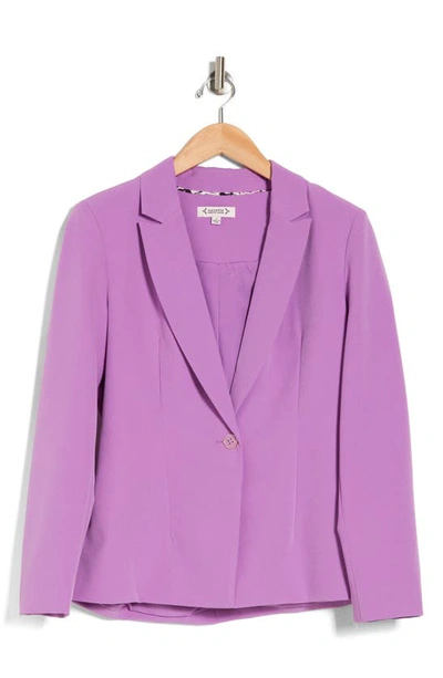 Nanette Lepore Notch Lapel Blazer In Purple