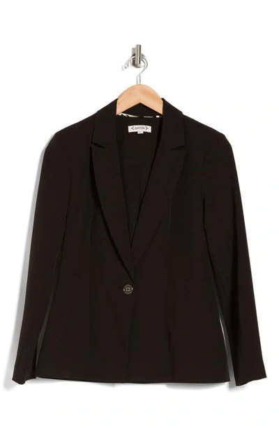 Nanette Lepore Notch Lapel Blazer In Very Black