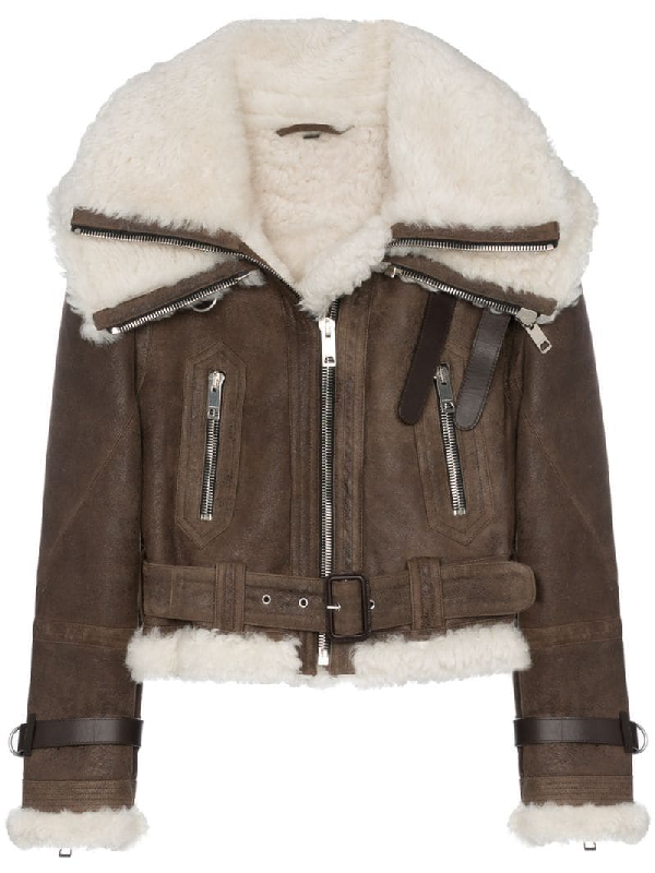 shearling jacket burberry