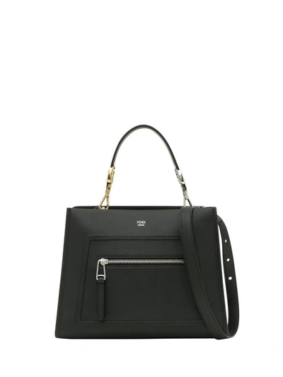 Fendi Runway Top Handle Bag In Black