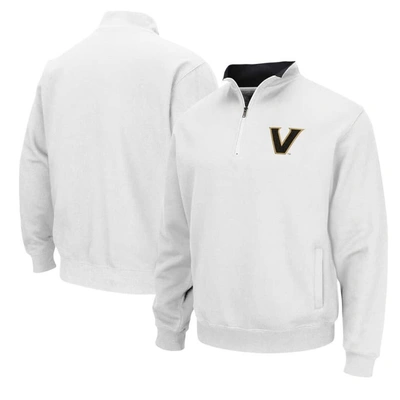 Colosseum White Vanderbilt Commodores Tortugas Quarter-zip Jacket