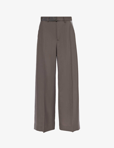 Sacai Taupe Suiting Trousers