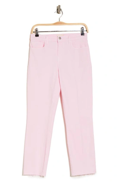 L Agence Sada Ankle Slim Jeans In Soft Pink