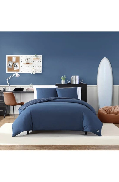 Nautica Longdale Comforter & Pillow Sham Set In Navy Blue