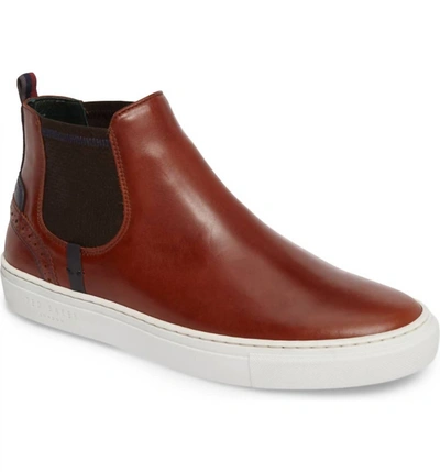 Ted Baker Lykeen Chelsea Boot In Brown Lthr In Multi