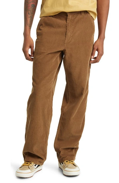 Vans Drill Chore Cotton Corduroy Relaxed Fit Pants In Sepia